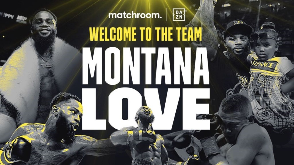 MONTANA LOVE SIGNS WITH&nbsp;MATCHROOM