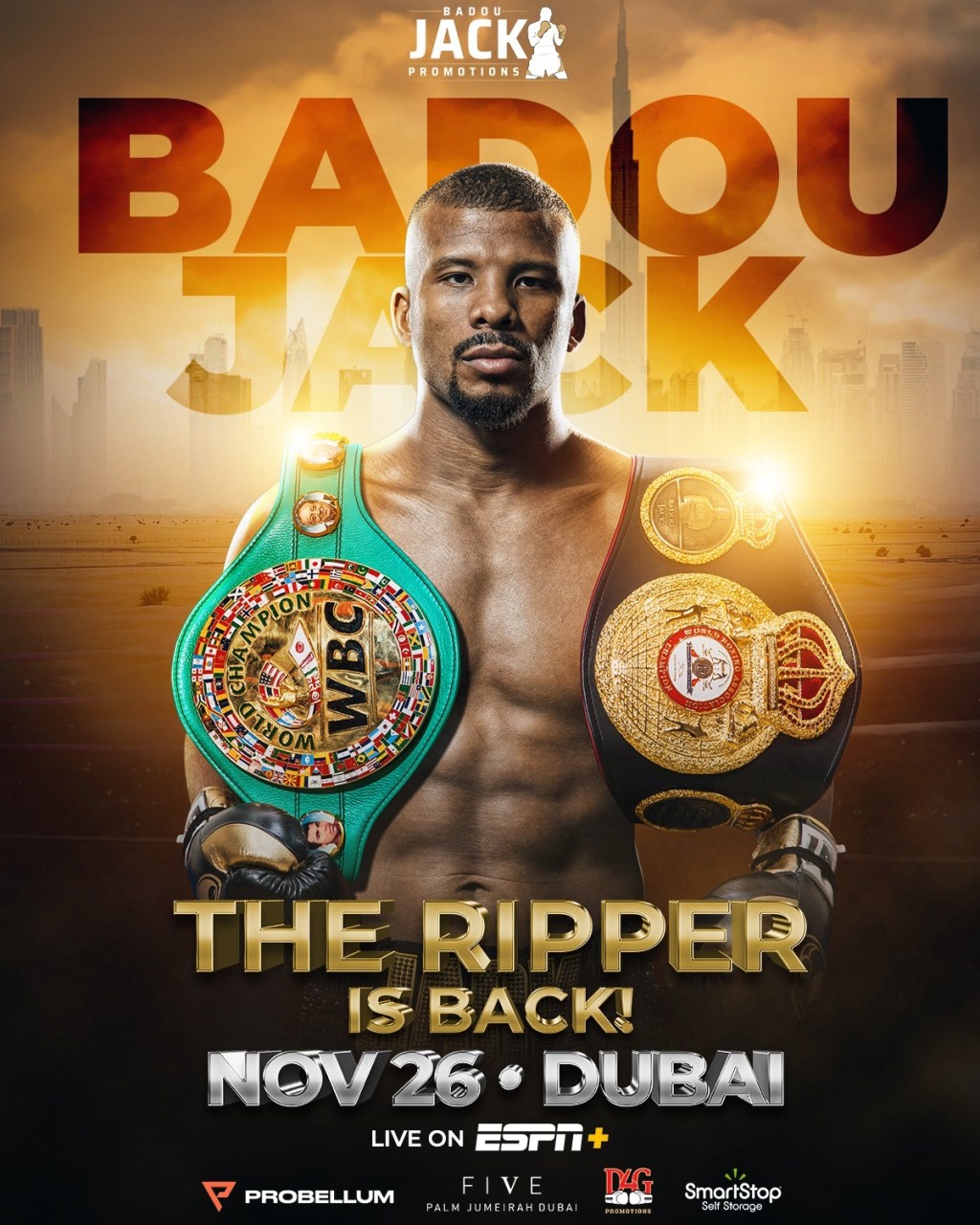 BADOU JACK EYES CRUISERWEIGHT&nbsp;TITLE