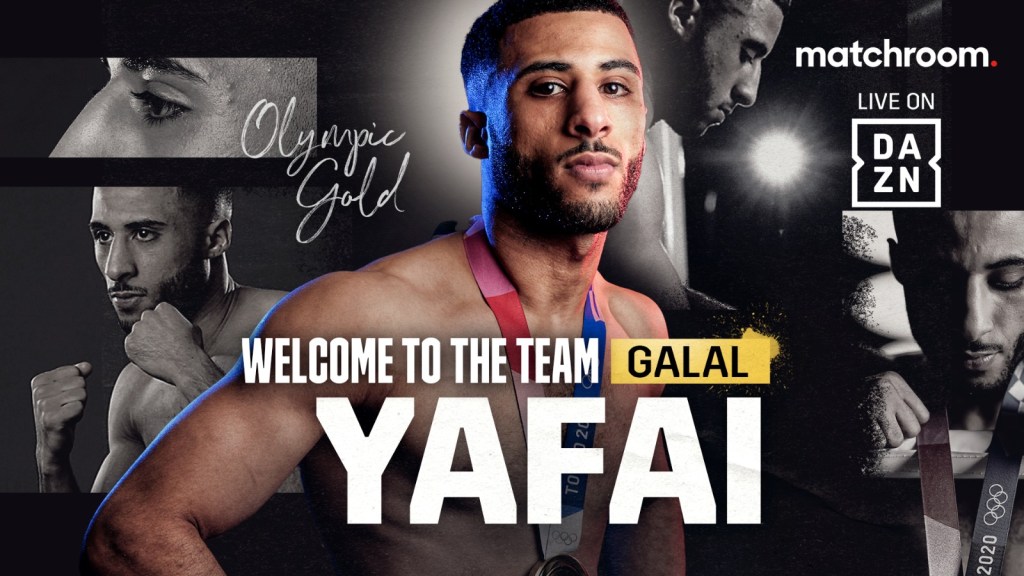 OLYMPIC CHAMPION GALAL YAFAI SIGNS PROMOTIONAL DEAL WITH&nbsp;MATCHROOM