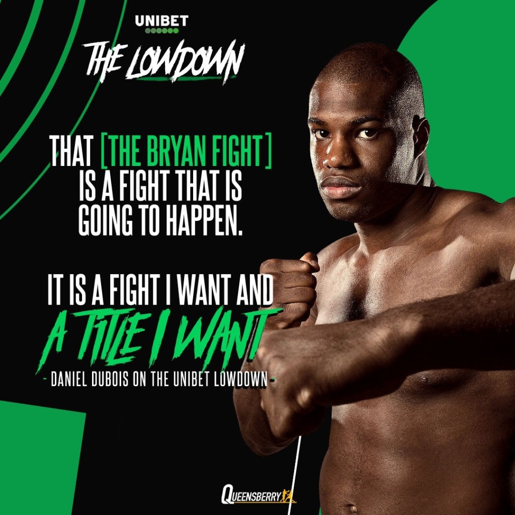 DUBOIS TARGETS BRYAN’S&nbsp;BELT