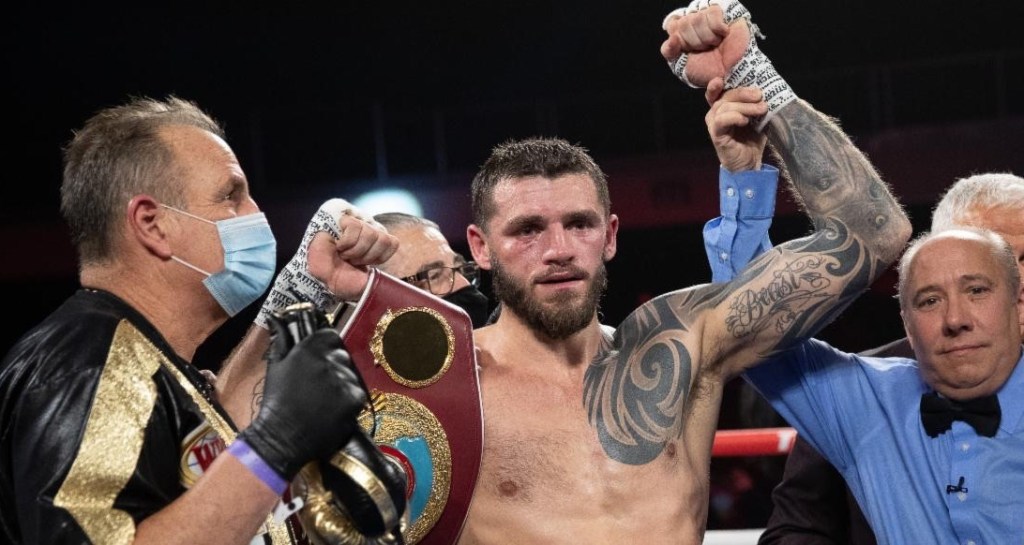 JOE SMITH JR. BATTERS, DROPS AND STOPS STEVE GEFFRARD IN 9TH ROUND SUCCESSFULLY DEFENDING HIS WBO WORLD CHAMPIONSHIP