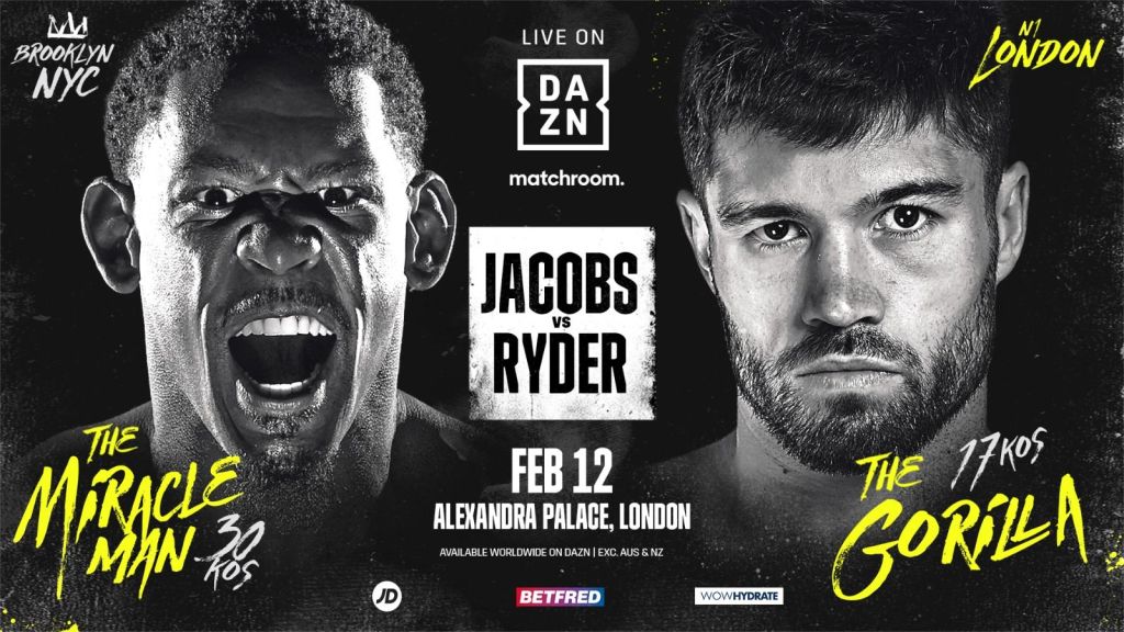 JACOBS MEETS RYDER AT ALEXANDRA&nbsp;PALACE