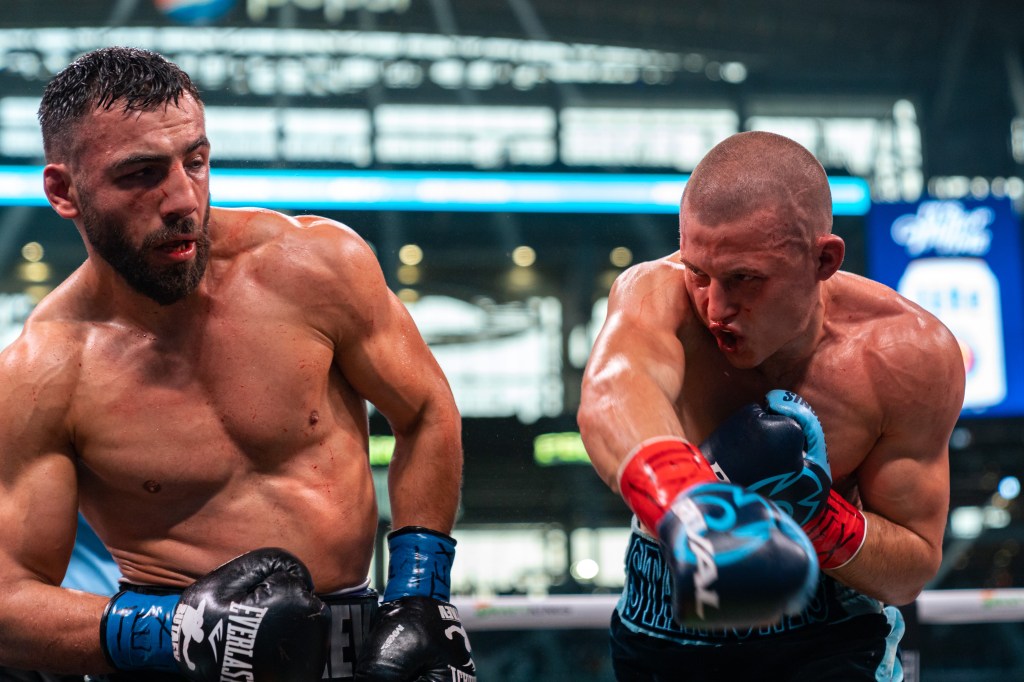 EIMANTAS STANIONIS BULLIES RADZHAB BUTAEV IN SPLIT DECISION WIN TO CAPTURE WBA WELTERWEIGHT TITLE 