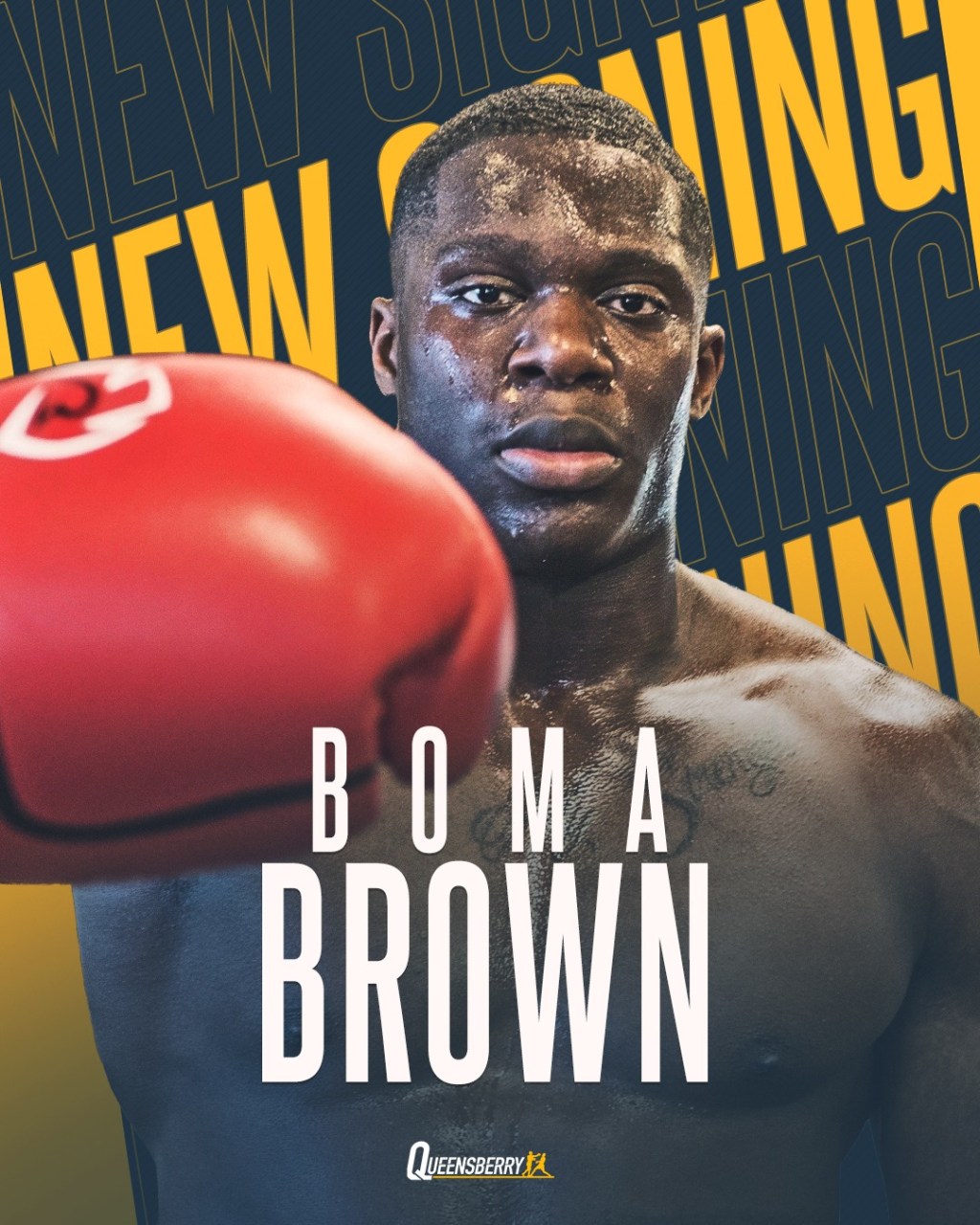 BROWN BEEFS UP THE QUEENSBERRY HEAVY&nbsp;MOB