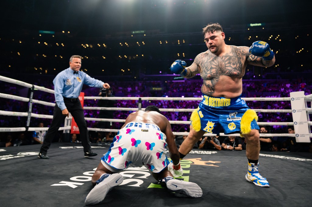 ANDY RUIZ JR. DROPS LUIS ORTIZ THREE TIMES ON HIS WAY TO DECISION&nbsp;VICTORY