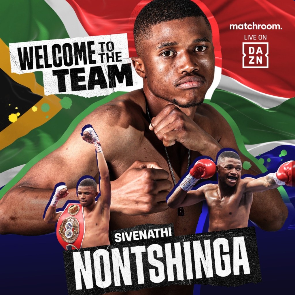 NONTSHINGA SIGNS PROMOTIONAL DEAL WITH&nbsp;MATCHROOM