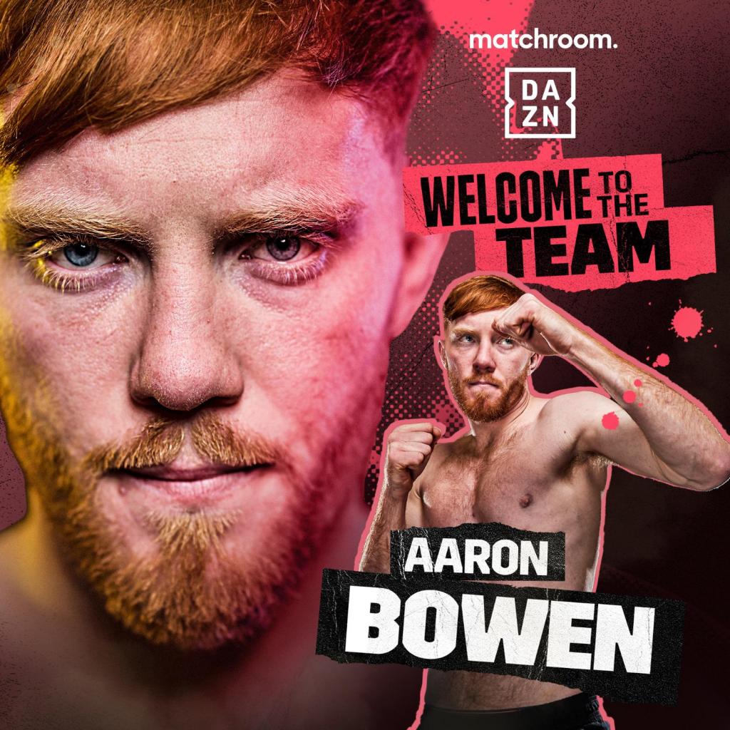 AMATEUR ACE BOWEN TURNS PRO WITH&nbsp;MATCHROOM