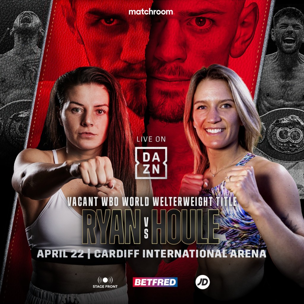 RYAN CLASHES WITH HOULE FOR WBO WELTERWEIGHT WORLD TITLE IN&nbsp;CARDIFF