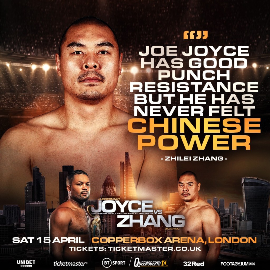 ZHANG WARNS JOYCE OF CHINESE POWER&nbsp;SURGE