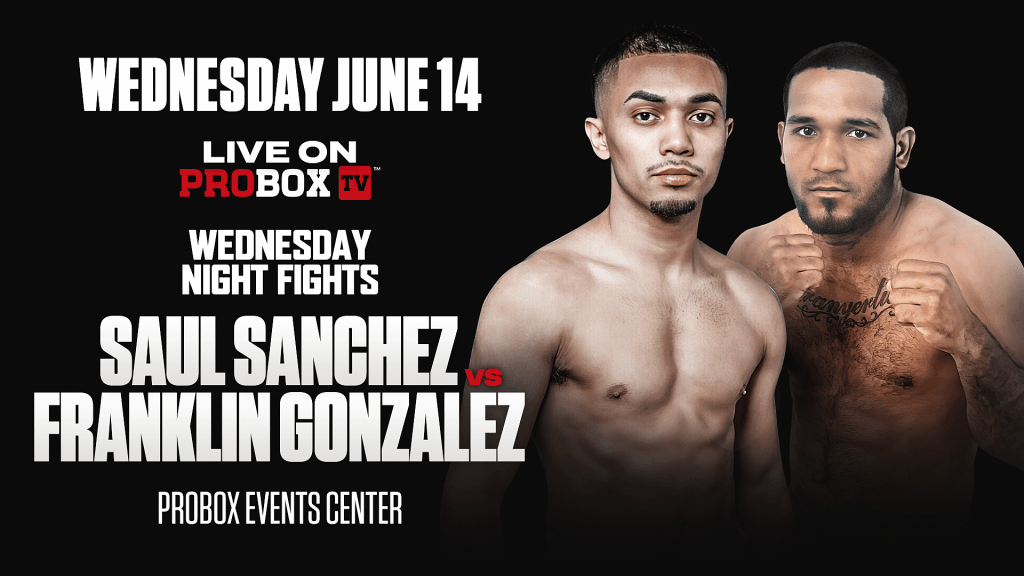 Franklin Gonzalez collides with Saul Sanchez in ProBox TV Main Event – Florida, June&nbsp;14
