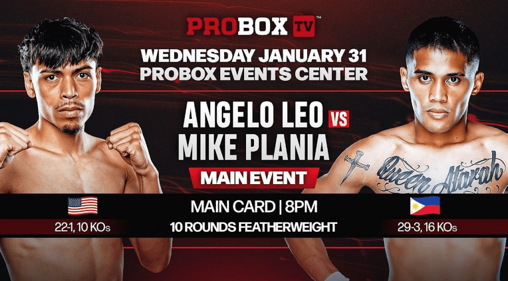 ANGELO LEO HAS SIGHTS ON STEPHEN FULTON JR. AHEAD OF PLANIA BOUT ON PROBOX&nbsp;TV