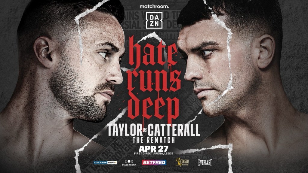 BITTER RIVALS TAYLOR AND CATTERALL SET FOR HUGE REMATCH ON APRIL&nbsp;27