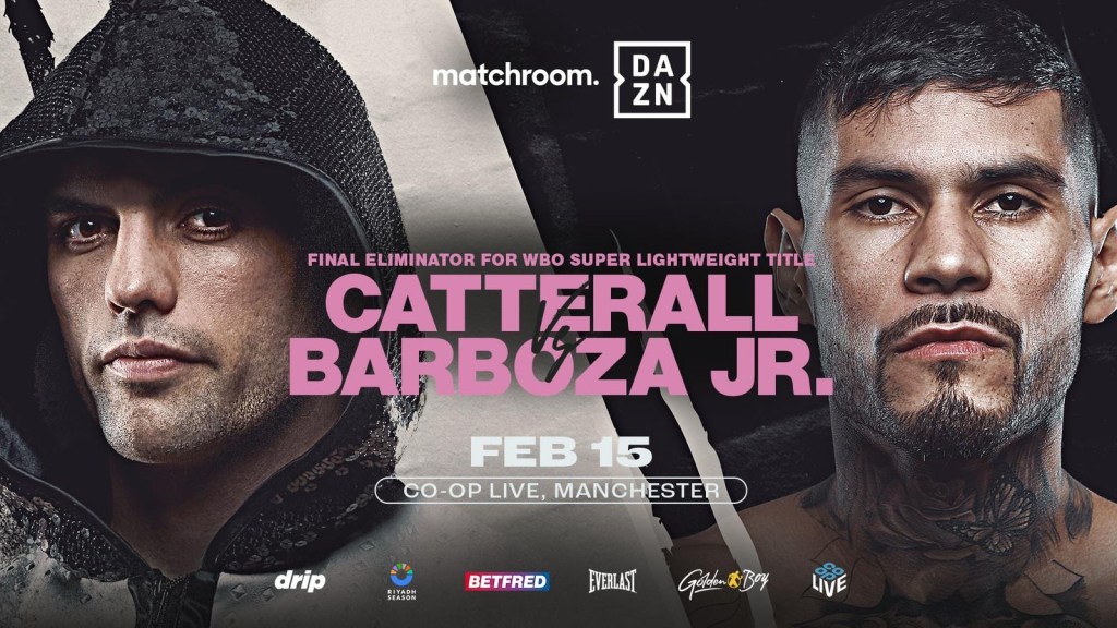 CATTERALL COLLIDES WITH BARBOZA JR AT CO-OP LIVE&nbsp;ON FEBRUARY&nbsp;15