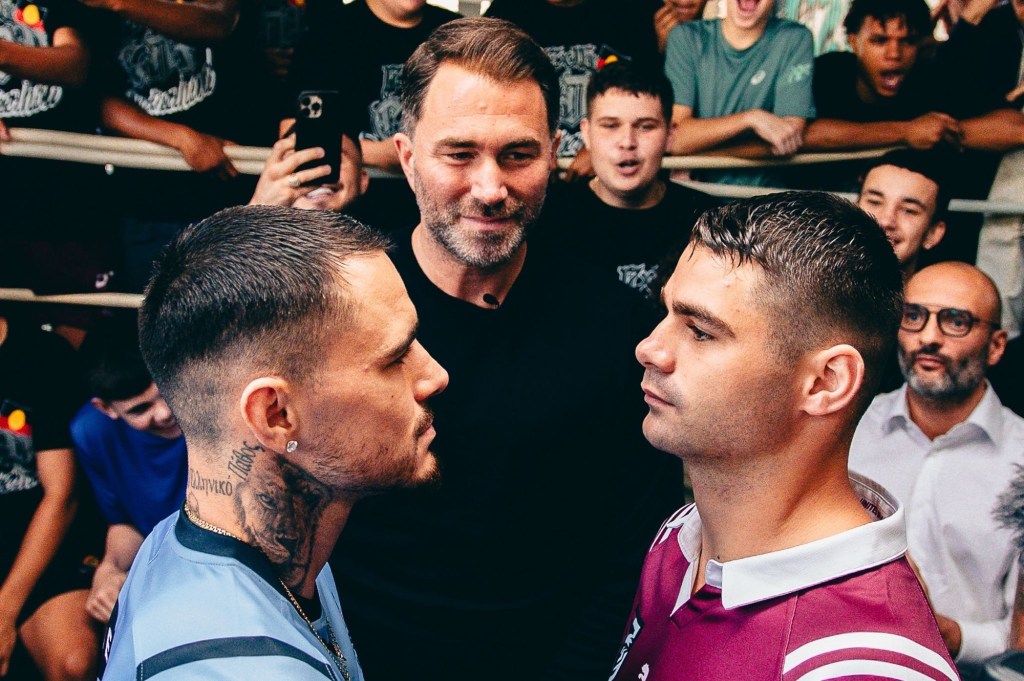 KAMBOSOS AND WYLLIE MEET IN LIVELY FIRST FACE-OFF AS NICOLSON AND BROWN SHARE HEATED EXCHANGE DOWN&nbsp;UNDER